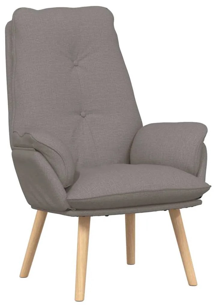 vidaXL Χαλαρωτική Πολυθρόνα Taupe 69 x 74 x 93 εκ. ύφασμα