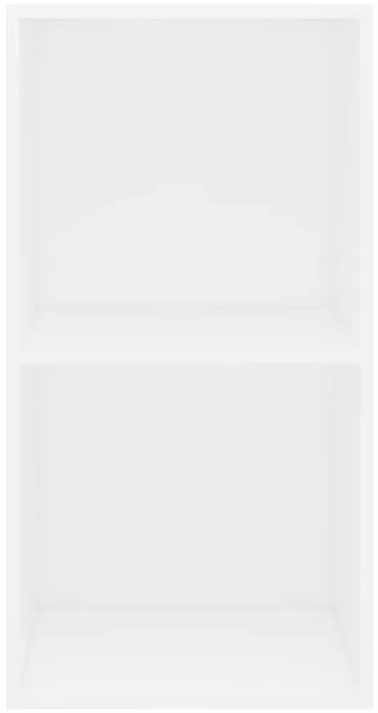vidaXL Βιβλιοθήκη Λευκό 40x30x76,5 cm Ξύλινη κατασκευή