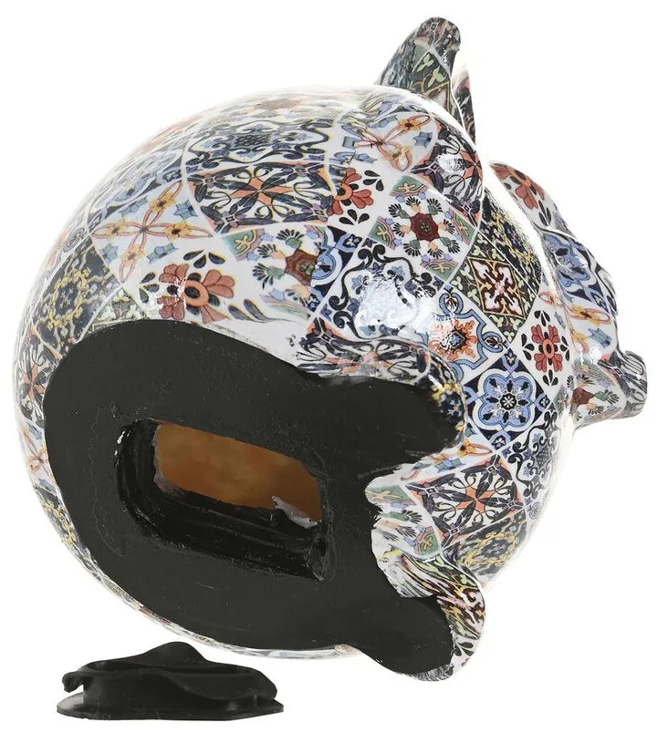 Kουμπαράς Home ESPRIT Ρητίνη Ελέφαντας 11,5 X 11 X 11 CM (x2)