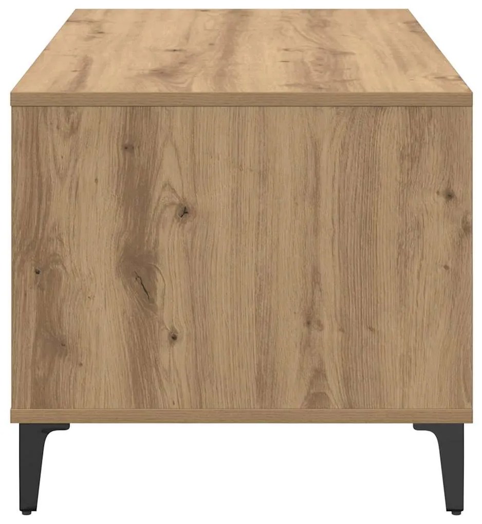 vidaXL Τραπεζάκι σαλονιού with Drawer artisan δρυς 90 x 49 x 45 εκ