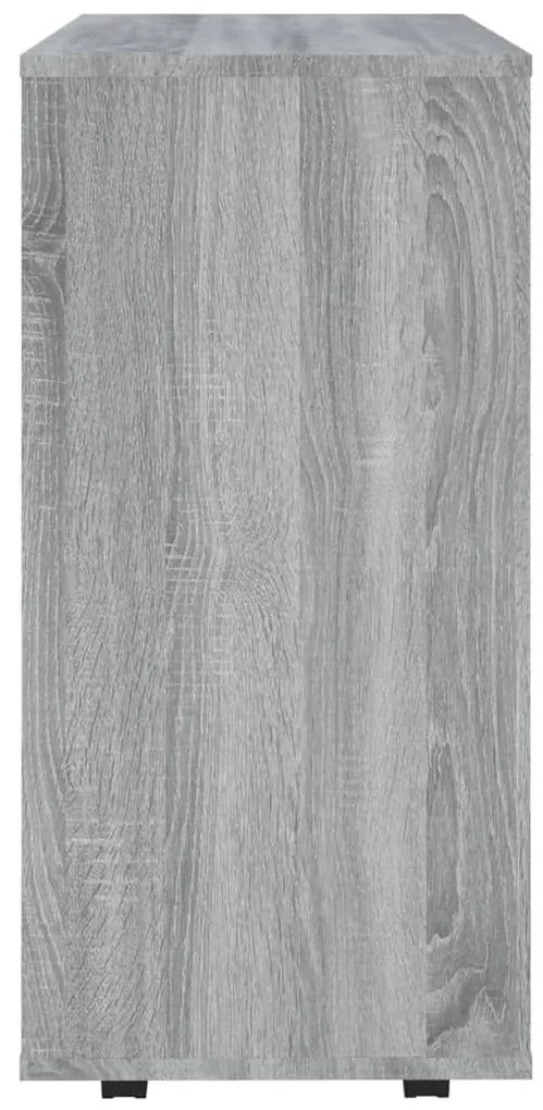 Ντουλάπι Με Ροδάκια Γκρι Sonoma 60 x 35 x 75 εκ. Επεξεργ. Ξύλο - Γκρι
