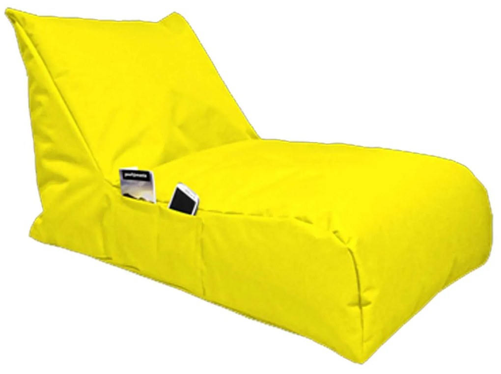 Πουφ Pogo Yellow 60X100X60