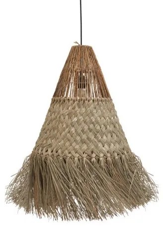 Κρεμαστό Φωτιστικό Οροφής Vajem Inart mendong 50x50x70εκ 337-000023-337-000023-Καφέ 337-000023