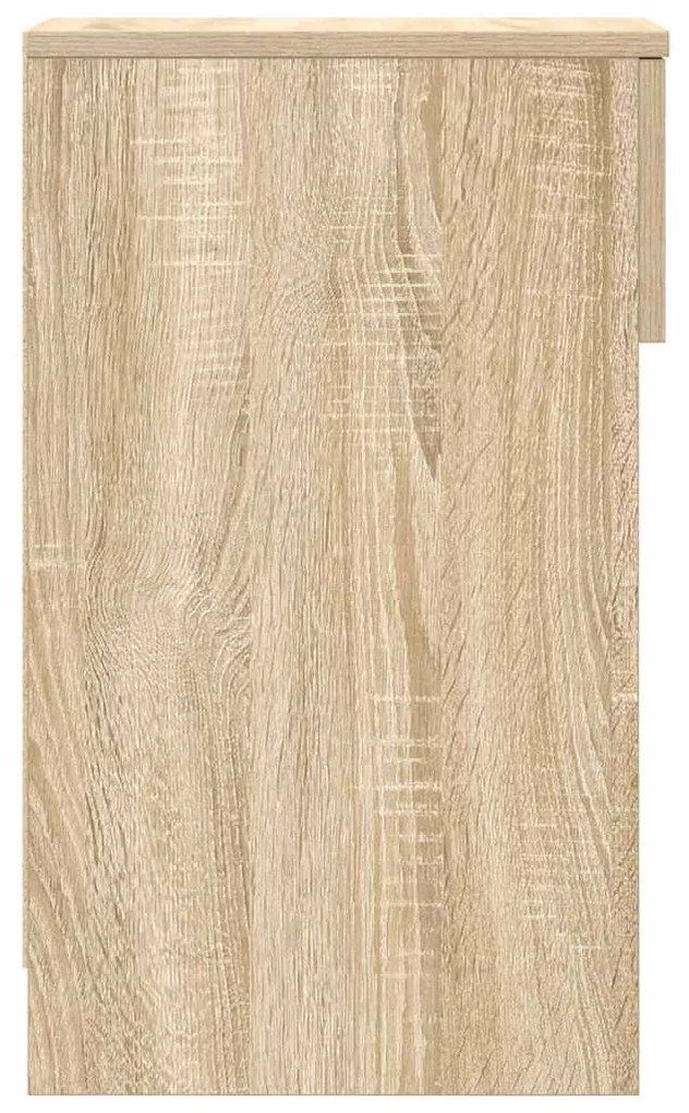 vidaXL Κομοδίνο με συρτάρι Sonoma Δρυς 20x36x60 εκ.