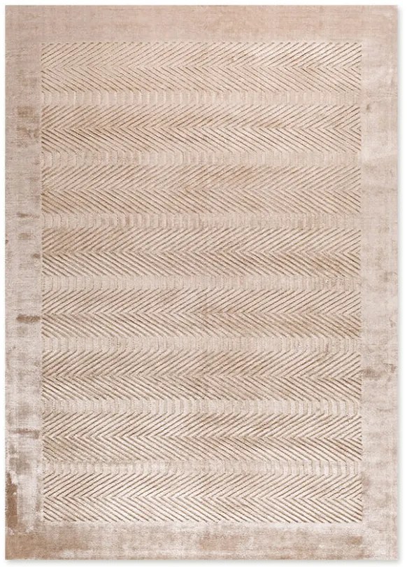 Χαλί Χειροποίητο Smooth Carved Rug Beige - 200x300