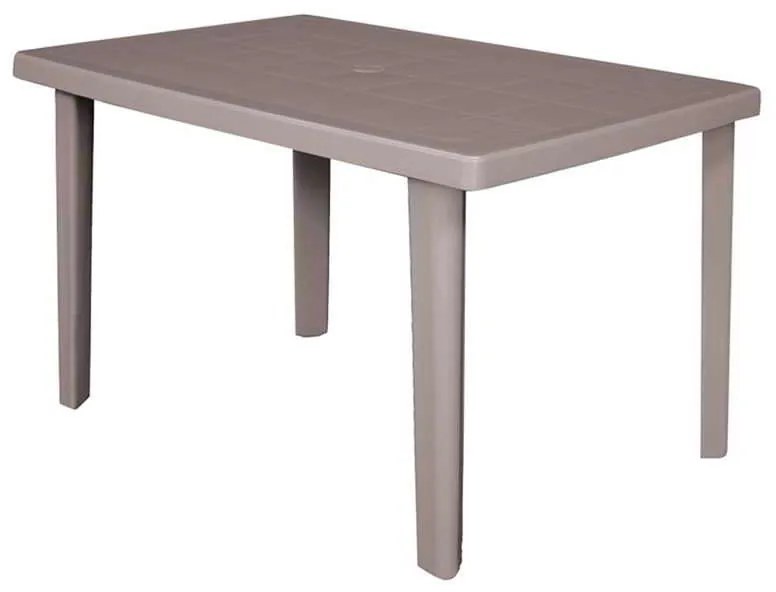 Τραπέζι 100x67cm MARTE Πλαστικό Μπεζ Tortora