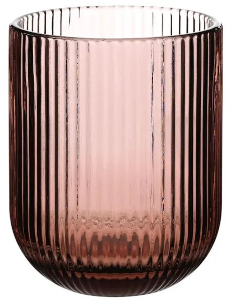 Ποτήρι Μοβ Γυαλί 260ml Σετ 6Τμχ ANKOR