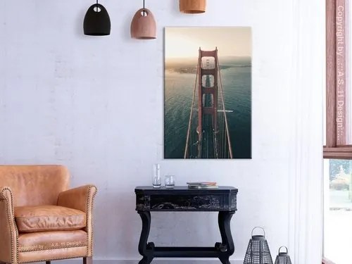 Πίνακας - Golden Gate Bridge (1 Part) Vertical - 40x60