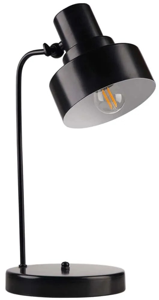 Φωτιστικό Επιτραπέζιο 534LUN6501 Φ14x41cm 1xE27 40W Black Opviq