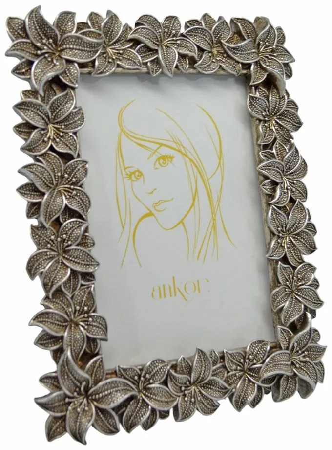 Κορνίζα 22210-5 13x18cm Silver Ankor Πολυέστερ