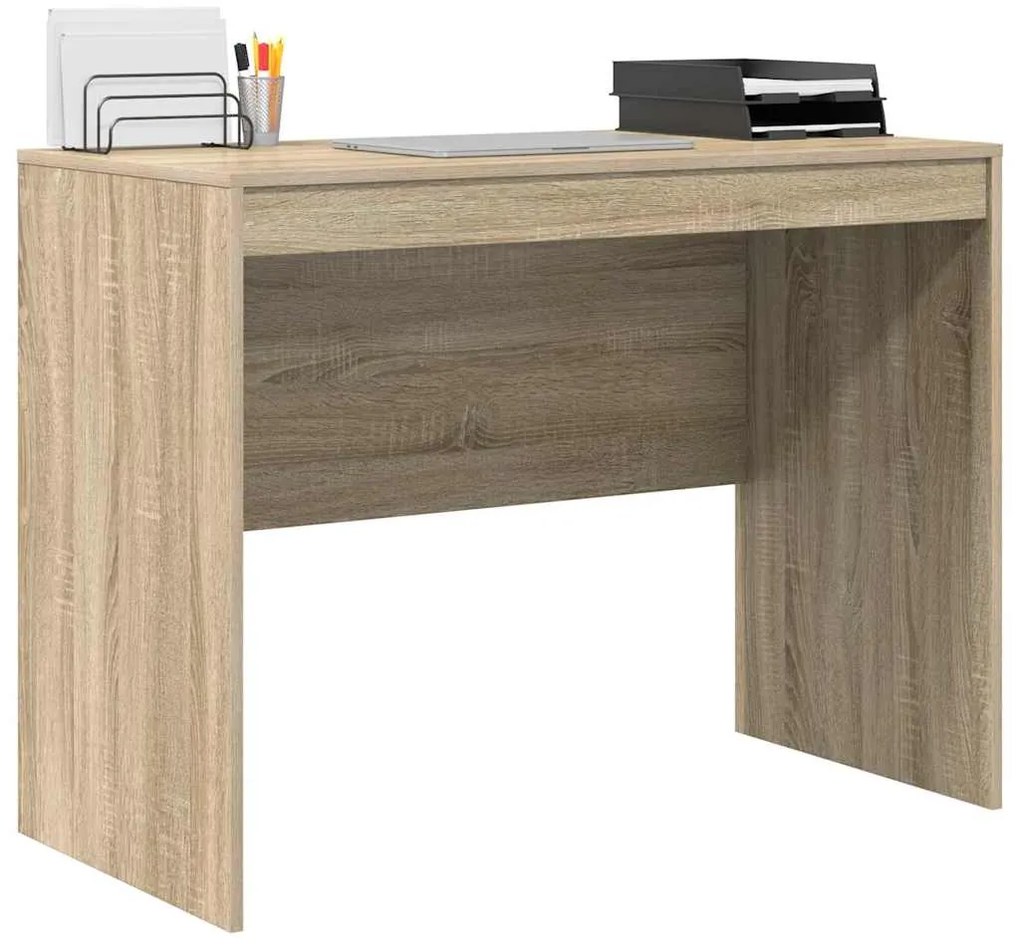 vidaXL Γραφείο Sonoma Δρυς 100 x 50 x 76 εκ. Επεξεργασμένο ξύλο