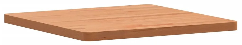 vidaXL Επιφάνεια Τραπεζιού Τετράγωνη Ø80x2,5 εκ. Μασίφ Ξύλο Οξιάς