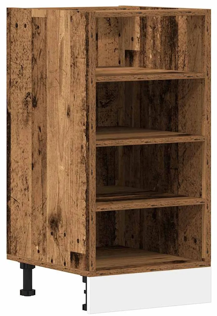 vidaXL Κάτω ντουλάπι Riga Παλιό ξύλο 40x44,5x81,5 cm