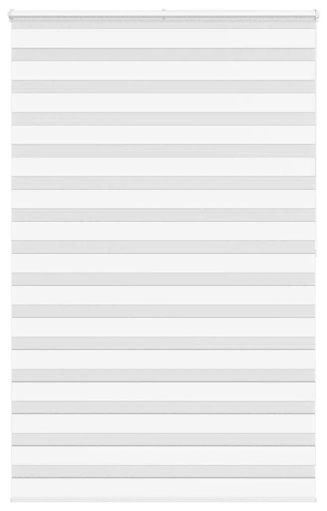 vidaXL Ζέβρα τυφλή Λευκό Πλάτος υφάσματος 145,9 εκ. Πολυεστέρας