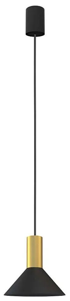 Φωτιστικό Οροφής Hermanos A 8103 1xGU10 max 10W Black-Solid Brass Nowodvorski Metal