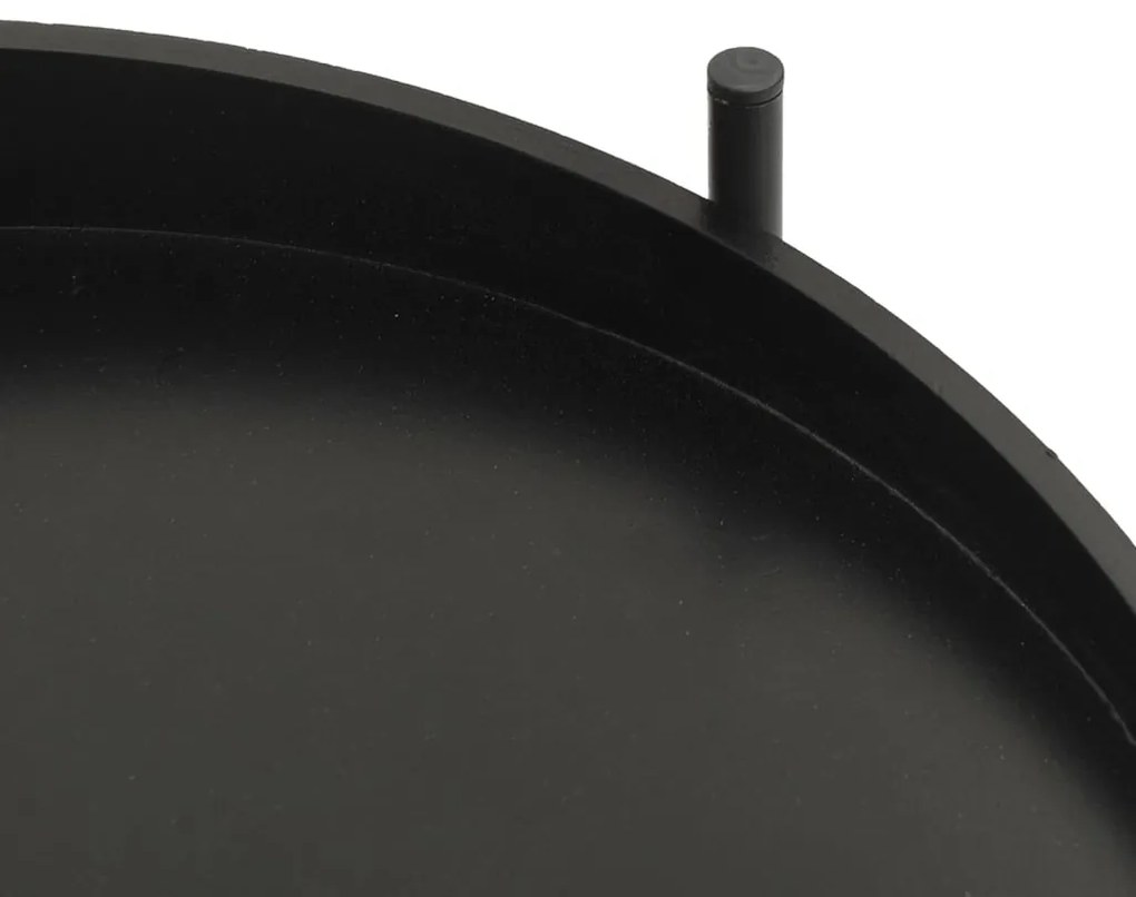vidaXL Βοηθητικό Τραπεζάκι με Καλάθι Γκρι 40 x 40 x 45,5 εκ.