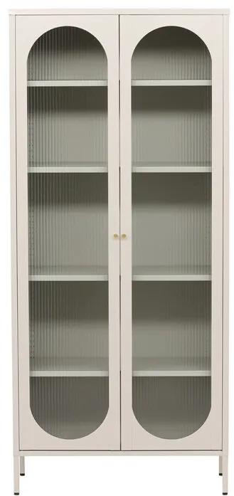 Βιτρίνα Dallas 4410, Beige, Με πόρτες, 180x80x35cm, 44 kg | Epipla1.gr