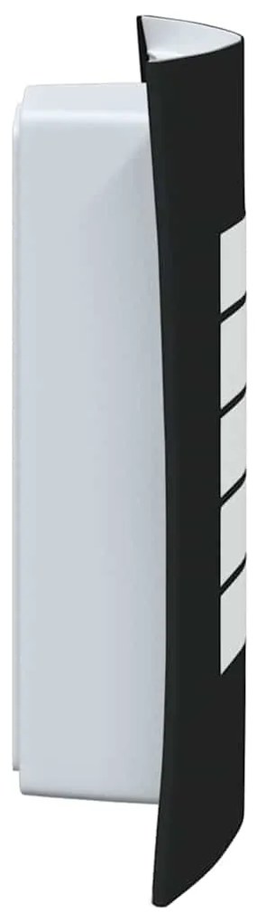 vidaXL Επιτοίχιο φωτιστικό εξωτερικού χώρου 2 pcs Μαύρο