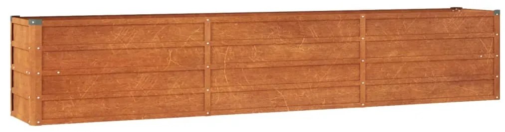 vidaXL Ζαρντινιέρα Σκουριασμένο 240x40x45 εκ. Ατσάλι Σκληρυθέν Αέρα