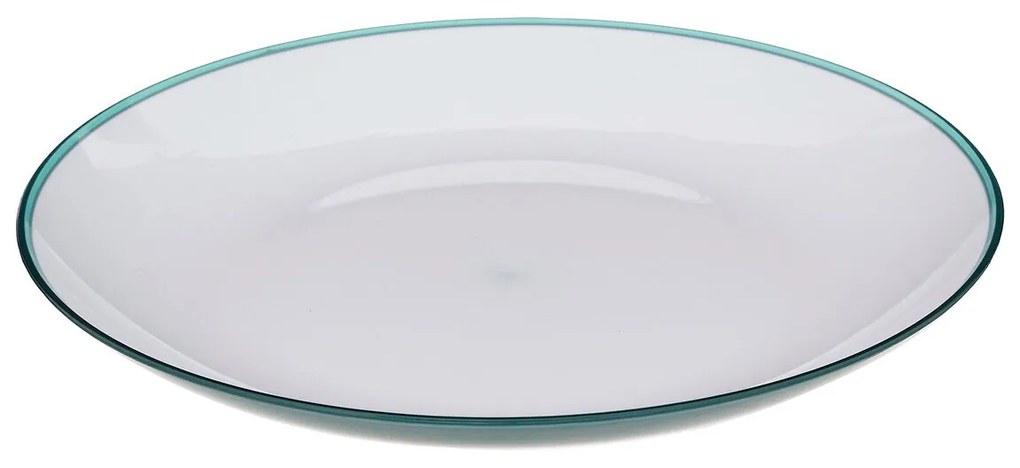 Πιάτο Φαγητού Ρηχό Πλαστικό (Φ25) F-V Square Petrol 179789D