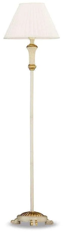 Φωτιστικό Δαπέδου Firenze 002880 42x165cm 1xE27 60W White-Gold Ideal Lux