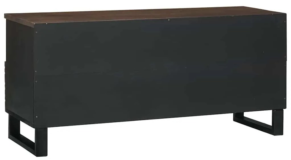 vidaXL Κάβα Τηλεόρασης Καφέ 100 x 33 x 46 εκ Μασίφ ξύλο μάνγκο