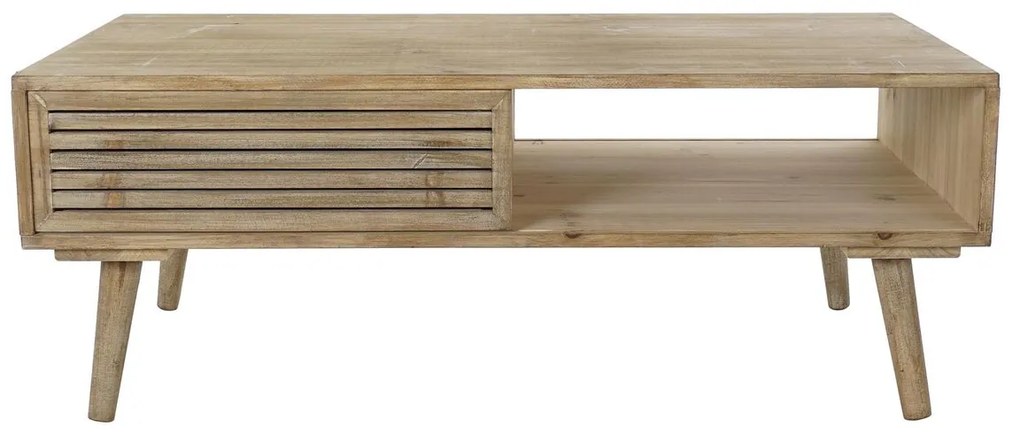 Τραπέζι DKD Home Decor 99 x 59 x 38 cm Έλατο Φυσικό Αλουμίνιο