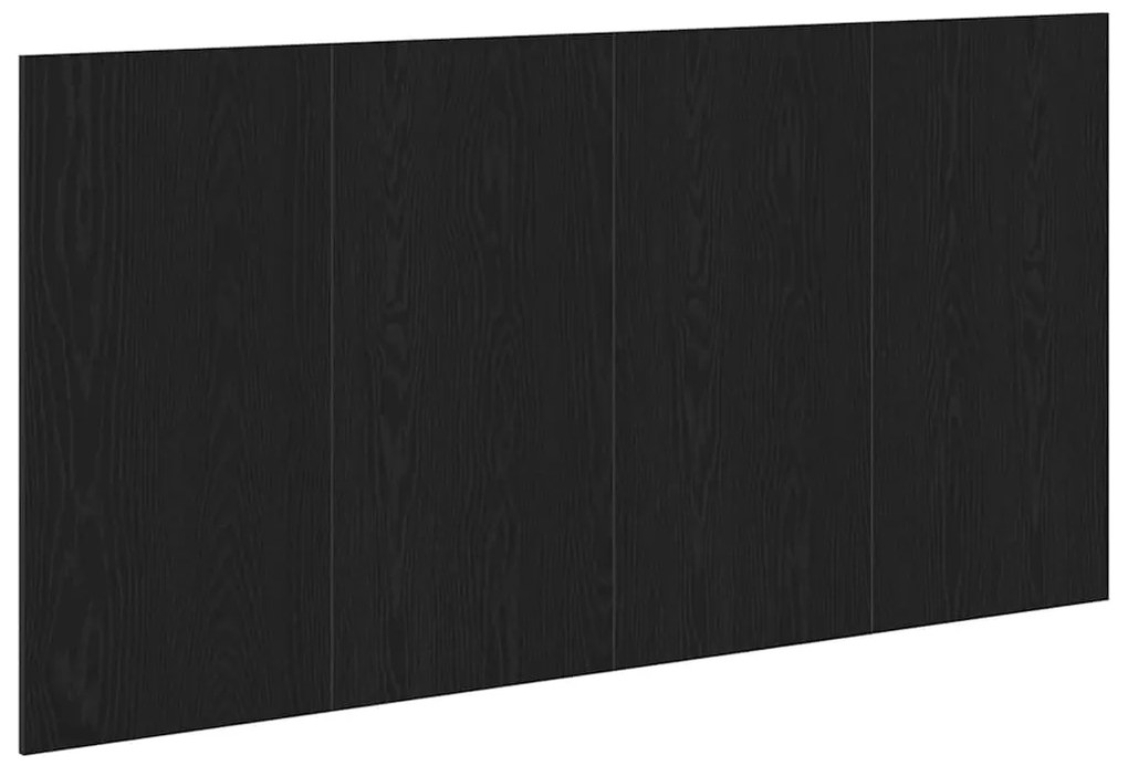 vidaXL Κεφαλάρι Μαύρη δρυς 160 x 1,5 x 80 cm Επεξεργασμένο ξύλο
