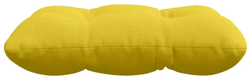 vidaXL Μαξιλάρια καθισμάτων 4 pcs Απαλό Κίτρινο 40 x 40 x 12 εκ.