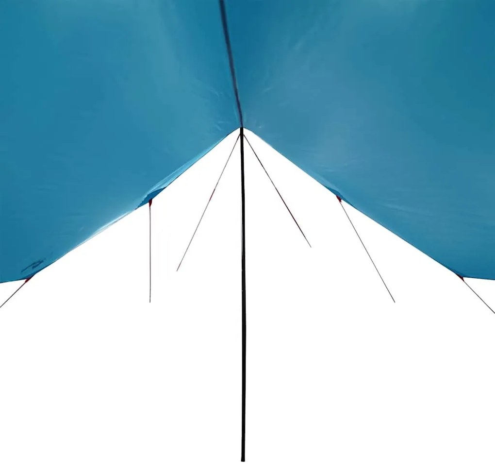 vidaXL Μουσαμάς Κάμπινγκ Αδιάβροχος Μπλε 460x305x210 εκ.