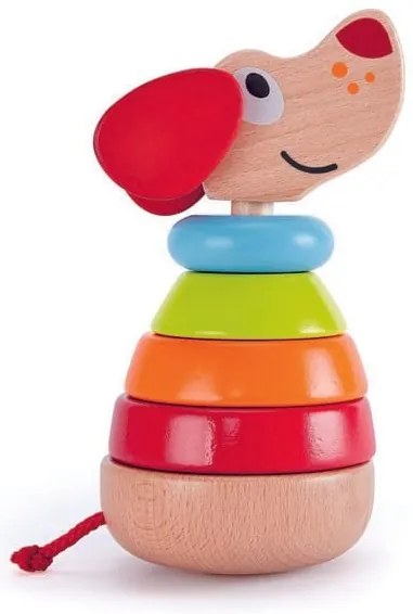 Ξύλινο "Stacker Pepe" Με Ήχους Hape