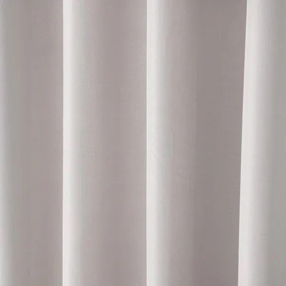 Beauty Home Κουρτίνα μεσαίας σκίασης με 8 μεταλλικούς κρίκους Effect Art 8443 140x270 Ασημί