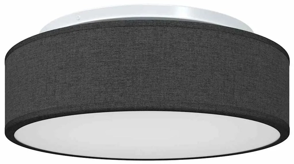 vidaXL Λάμπα Οροφής Μαύρο 38 x 13.5 εκ. ύφασμα