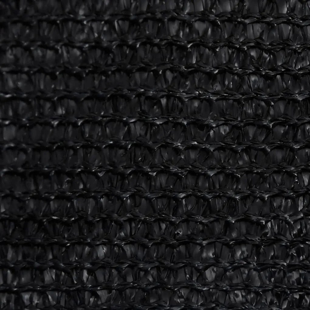 Πανί Σκίασης Μαύρο 5 x 5 x 6 μ. από HDPE 160 γρ./μ² - Μαύρο