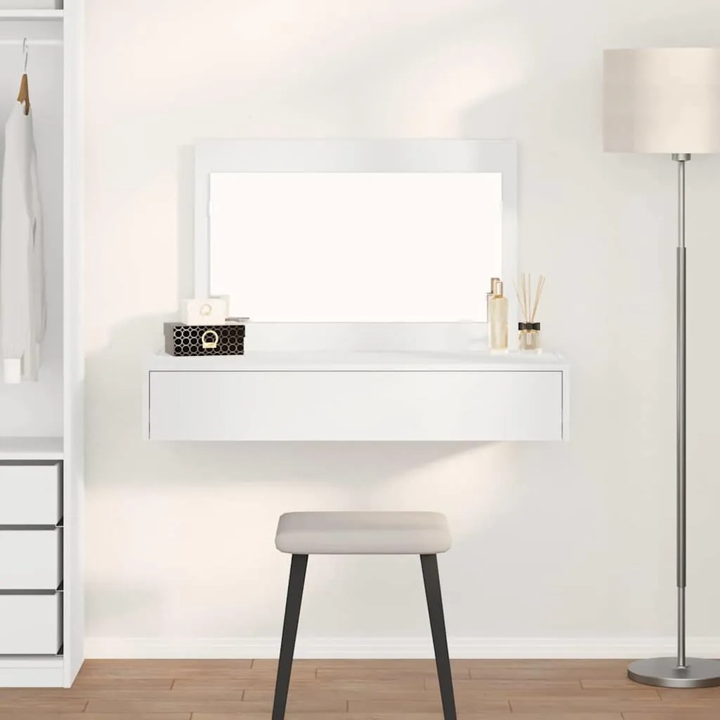 vidaXL Τραπέζι περιποίησης Λευκό 100 x 40 x 70 εκ. Επεξεργασμένο ξύλο