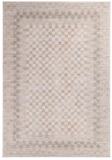 Μοντέρνο Χαλί Mona 421 Beige Blue 200 x 290