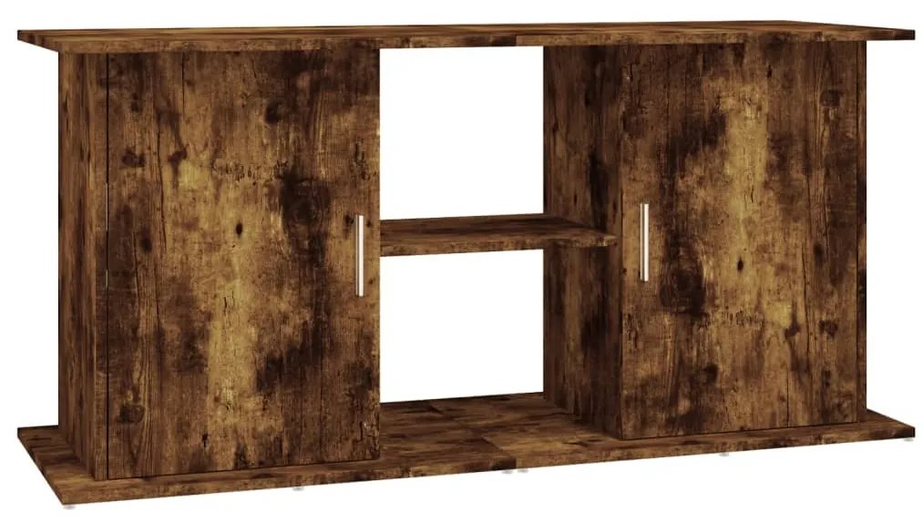 vidaXL Βάση Ενυδρείου Καπνιστή Δρυς 121x41x58 εκ. Επεξεργασμένο Ξύλο