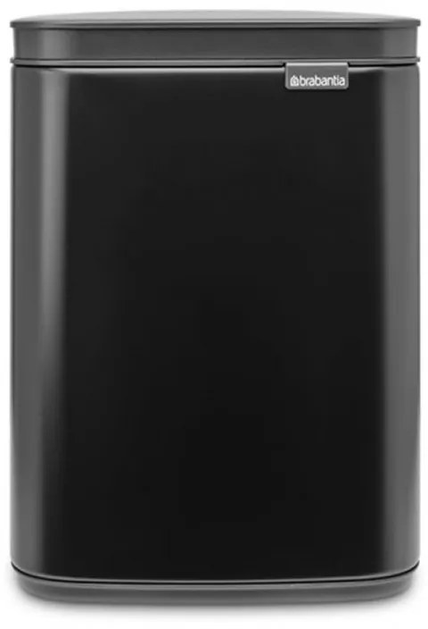 Κάδος απορριμμάτων Brabantia Bo Small 4L, Ομαλό και αθόρυβο άνοιγμα,Αντιολισθητική βάση, Μαύρο