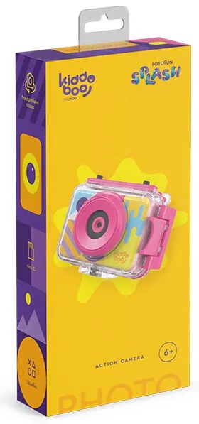 Φωτογραφική μηχανή Kiddoboo Action Camera Splash Pink
