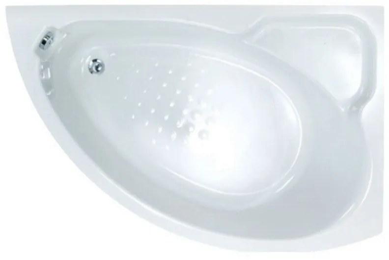 SANITEC 541 Lydia R Γωνιακή Μπανιέρα Δεξιάς Τοποθέτησης Ακρυλική 140 x 90cm