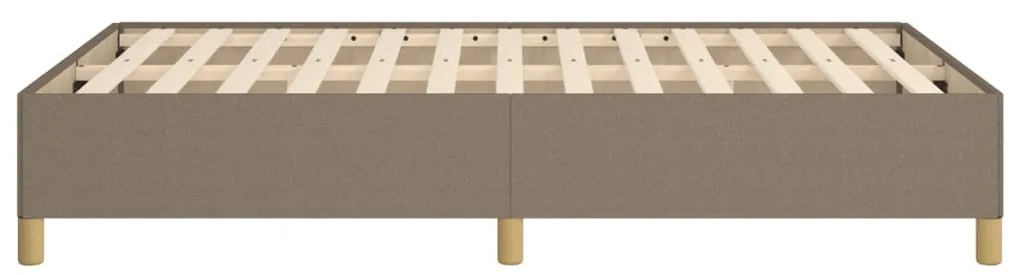 Πλαίσιο Κρεβατιού χωρίς στρώμα Taupe 120x190 εκ. Υφασμάτινο 3269642