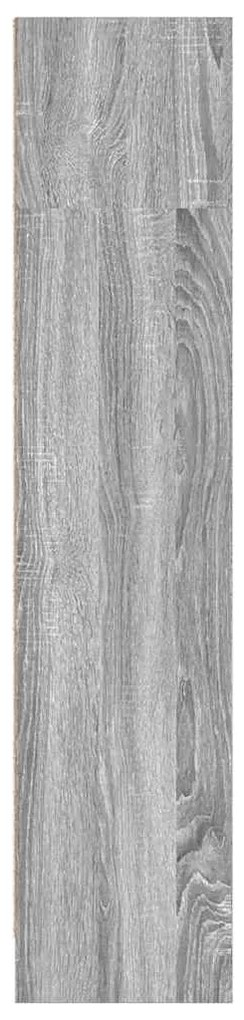 vidaXL Βιβλιοθήκη Γκρι Sonoma 80x24x109 εκ. από Επεξεργ. Ξύλο