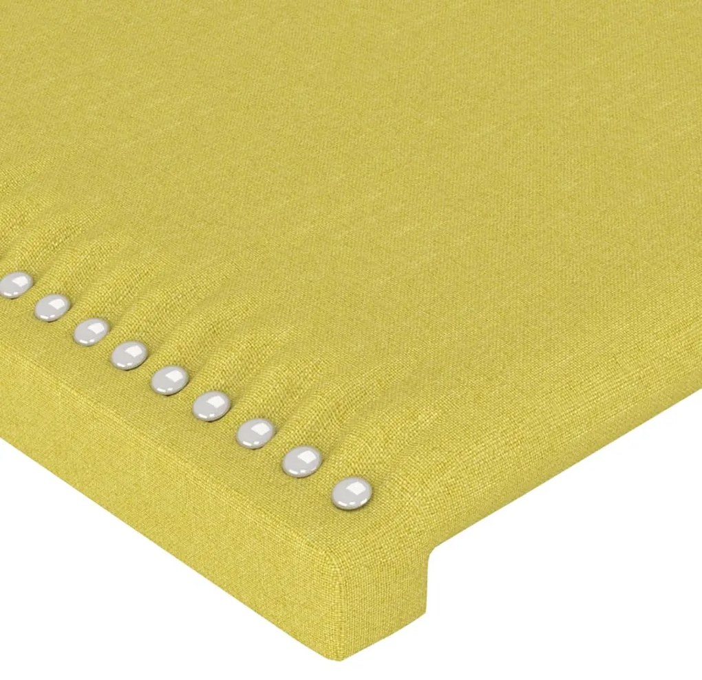 Κεφαλάρι με Πτερύγια Πράσινο 103x16x78/88 εκ. Υφασμάτινο 3118625