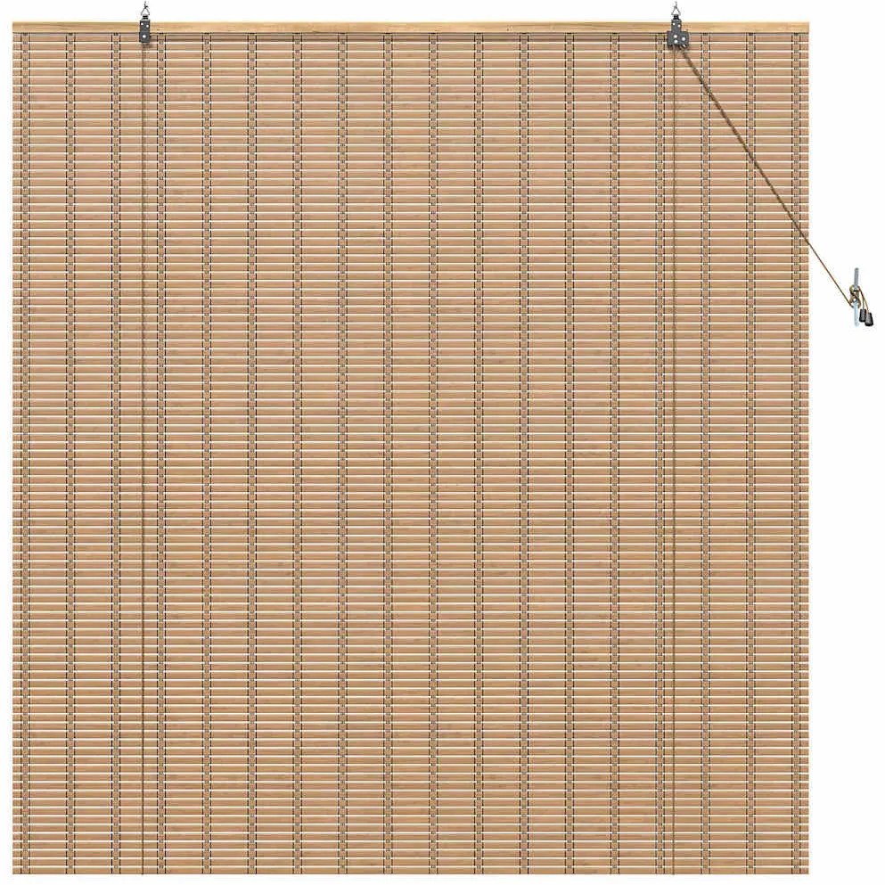 vidaXL Ρόλερ Άλλο Ανοιχτό καφέ 150 x 160 cm Μπαμπού