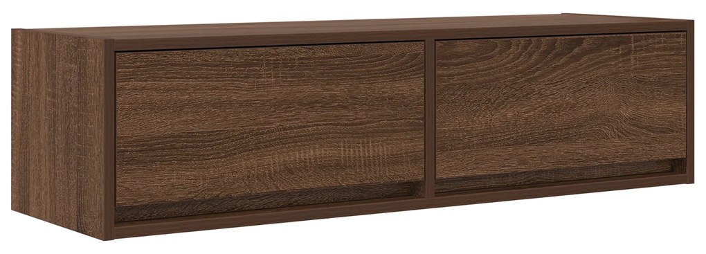 vidaXL Κάμπινγκ TV Καφέ Δρυς 100x31x25,5 εκ Επεξεργασμένο Ξύλο
