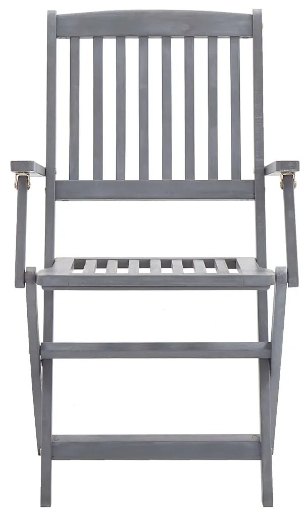 vidaXL Καρέκλες Εξωτ. Χώρου Πτυσσόμενες 6 τεμ Ξύλο Ακακίας &amp; Μαξιλάρια