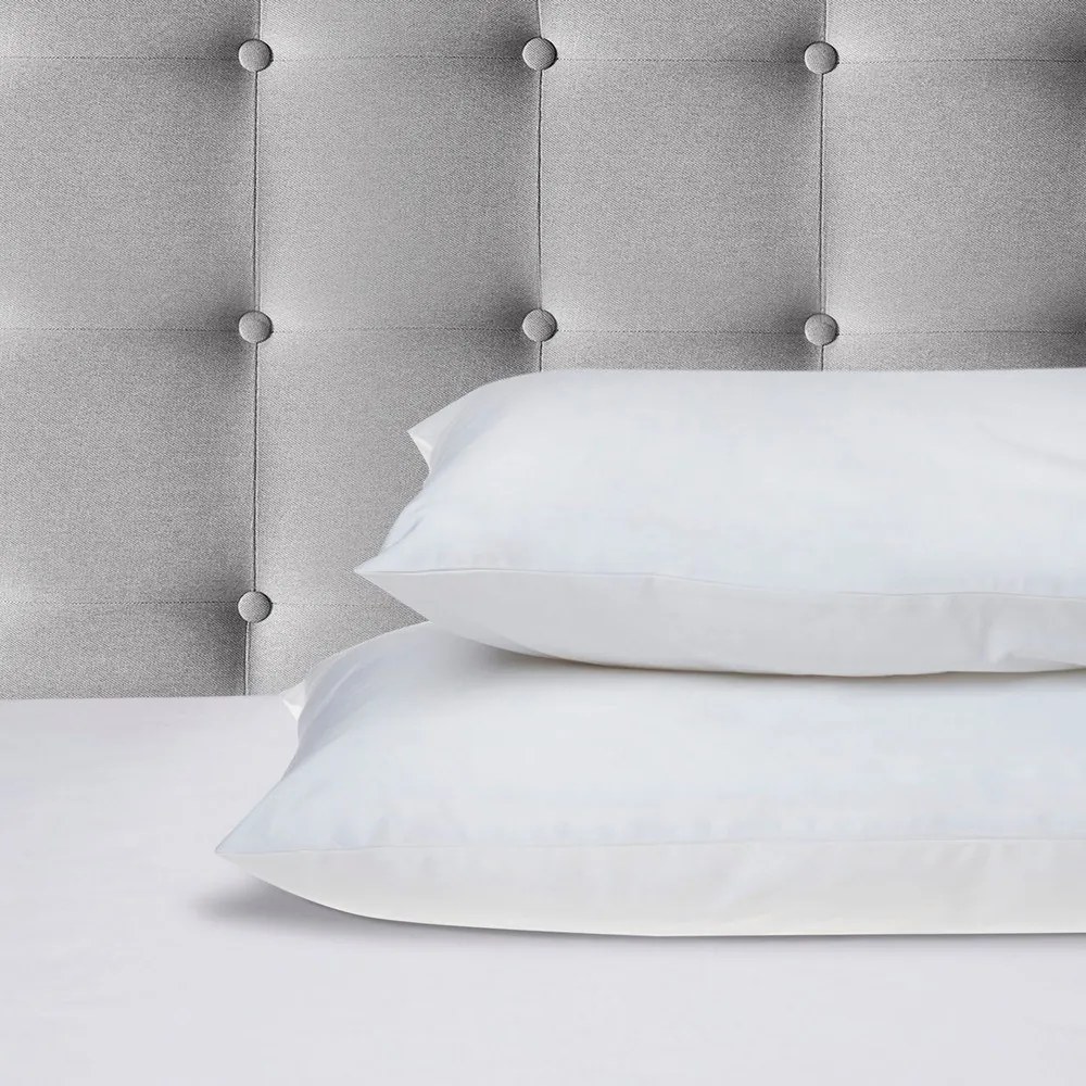 Μαξιλαροθήκη Ξενοδοχείου Plain Satin Dream 700893 300ΤC White 50Χ70 100% Βαμβάκι