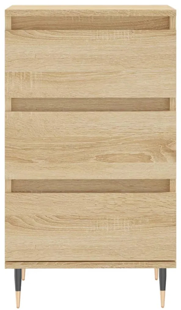vidaXL Συρταριέρα Sonoma Δρυς 40 x 35 x 70 εκ. από Επεξεργασμένο Ξύλο