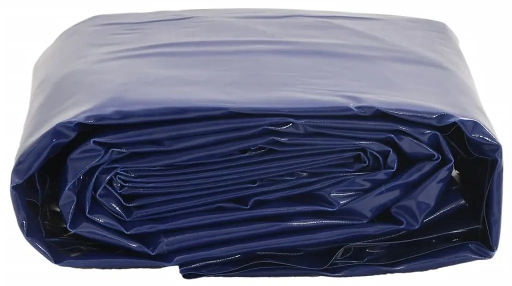 vidaXL Μουσαμάς Μπλε 4 x 6 μ. 650 γρ./μ²