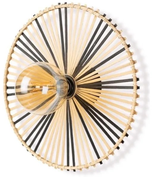 Απλίκα Bamboo Natural E27 48-0003 ΦOS_ME-48-0003-Μπεζ 48-0003